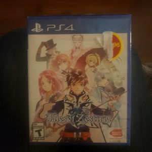Tales of zesteria bandai namco PS4 game sealed